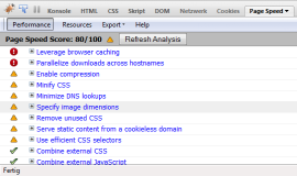 Webseiten-Optimierung mit/f�r Google: Page Speed-Erweiterung f�r Firefox