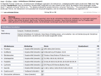Shop-Software CP::Shop 2010.1: Bearbeitung einer Artikelklasse mit Pflichtfeldern