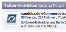 Version 2010.2: Twitter-Integration in der Statistik