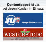 Contentpapst- und CP::Shop-Referenzen