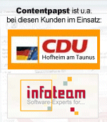 Contentpapst- und CP::Shop-Referenzen