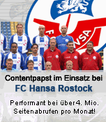 FC Hansa Rostock setzt auf Contentpapst